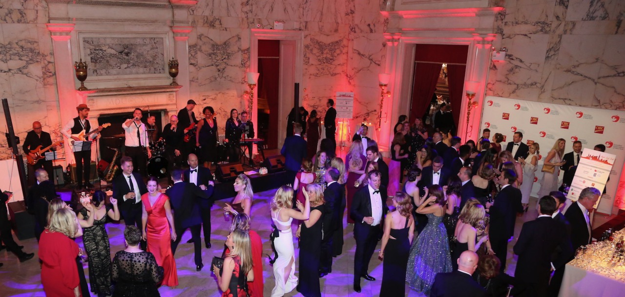 People enjoying themselves at a corporate CANY event